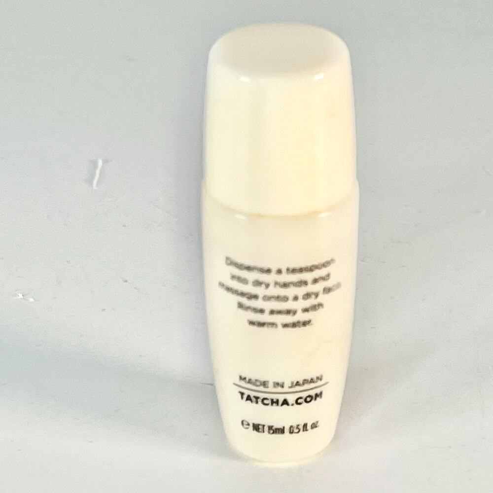 Tatcha Pure One Step Camellia Cleansing Oil Face Wash Travel .5 fl oz 15ml New - Picture 3 of 5